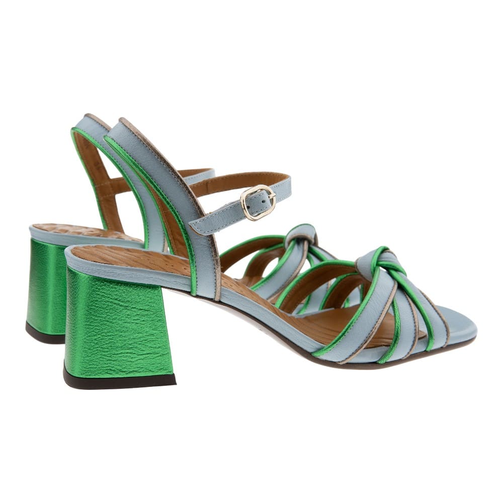 Sandalias tacón celeste Chie Mihara | Diseño original foto 4