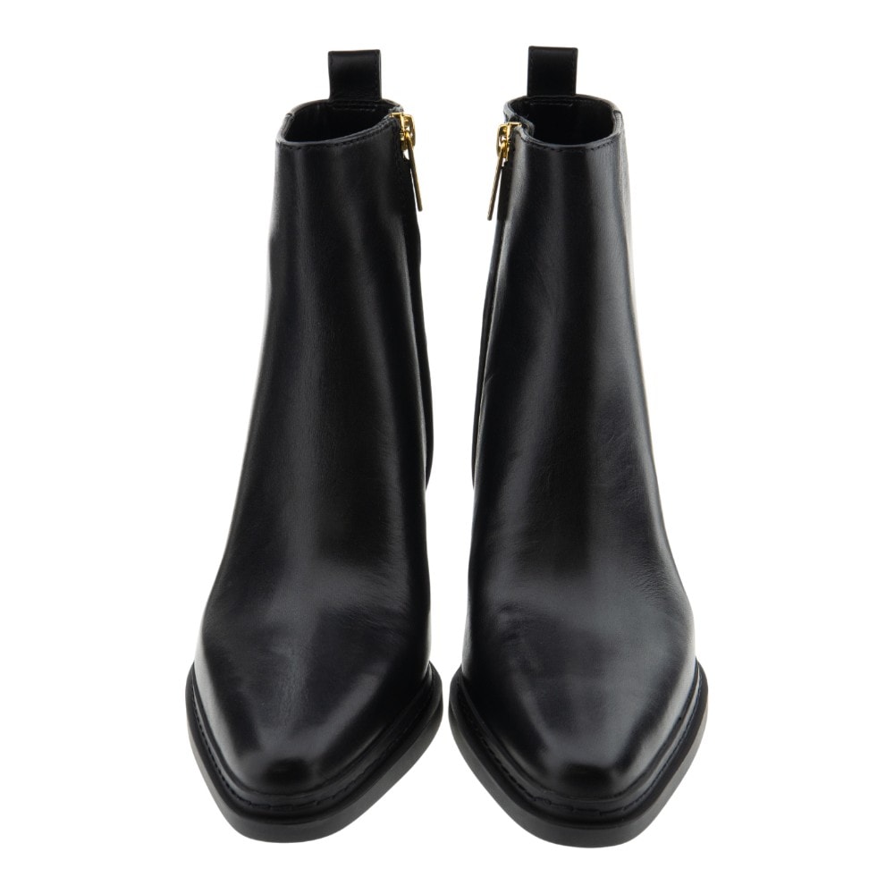 Botines negros tacón medio Michael Kors de piel elegante foto 2