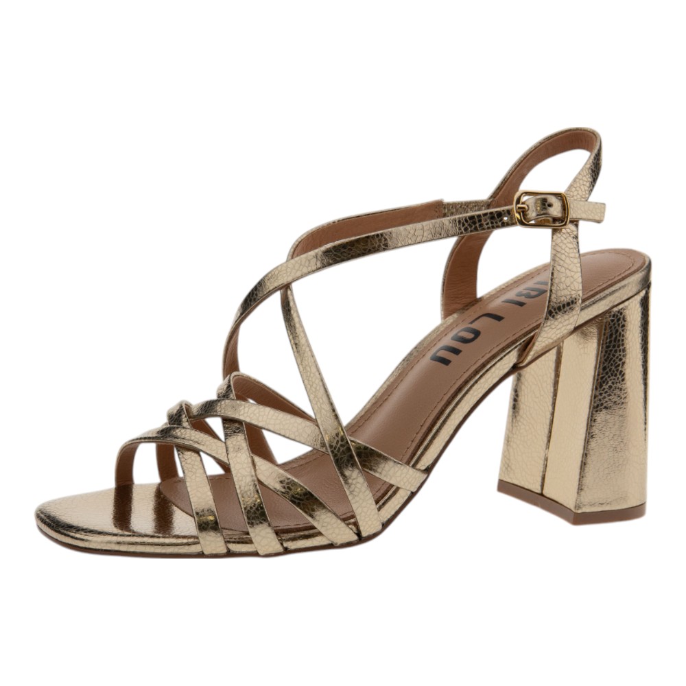 Sandalias tacón doradas Bibi Lou para mujer - Elegancia y estilo en Carrilé foto 3