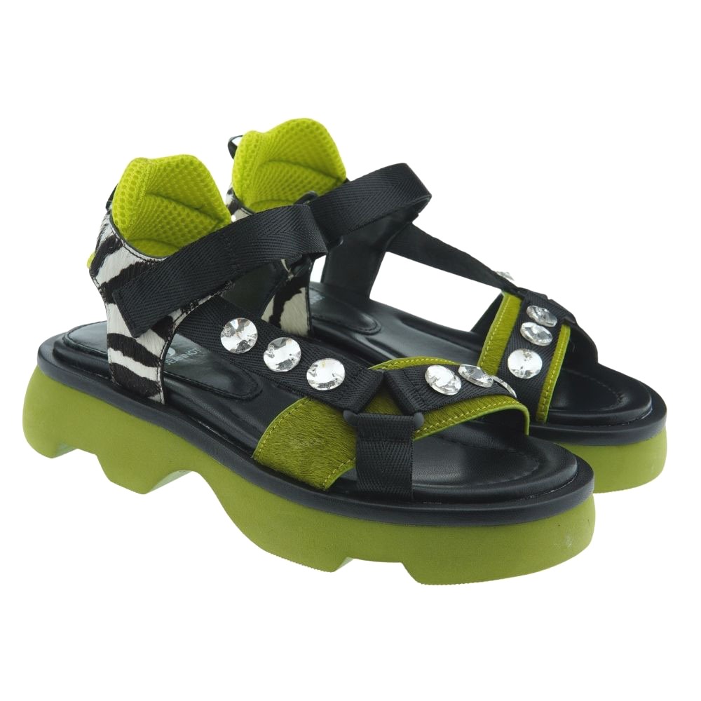 Sandalia bio cebra piedras Jeannot LJ404V