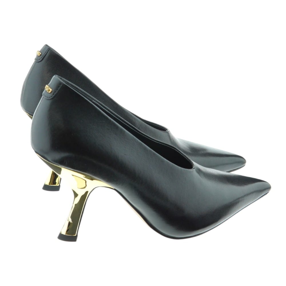 Zapatos Tacón Michael Kors Negro con Detalle Dorado | Elegancia en Gallery Carrile foto 4