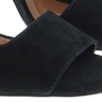 Sandalias de Ante Negro con Hebilla Dorada de Kurt Geiger | GalleryCarrile foto 5