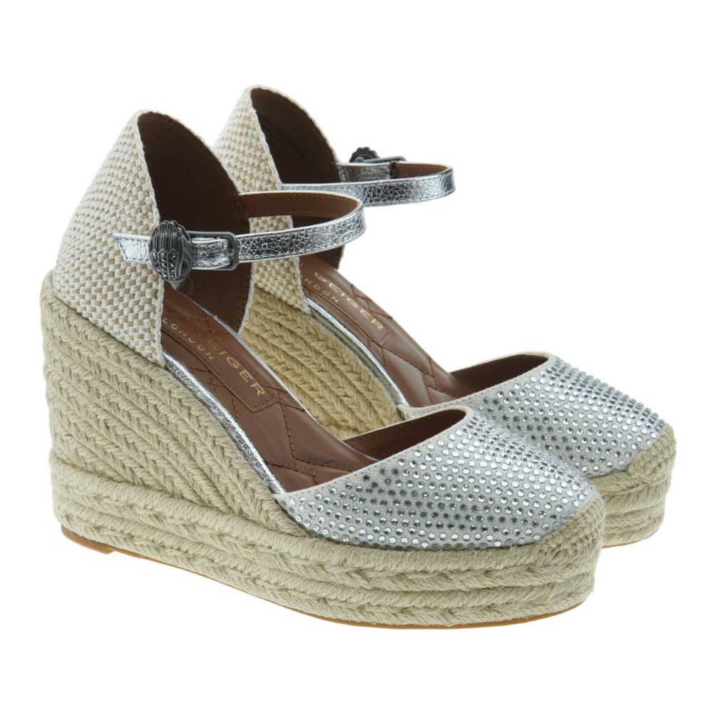 Alpargatas cuña cerradas strass Kurt Geiger Mandy Espadrille