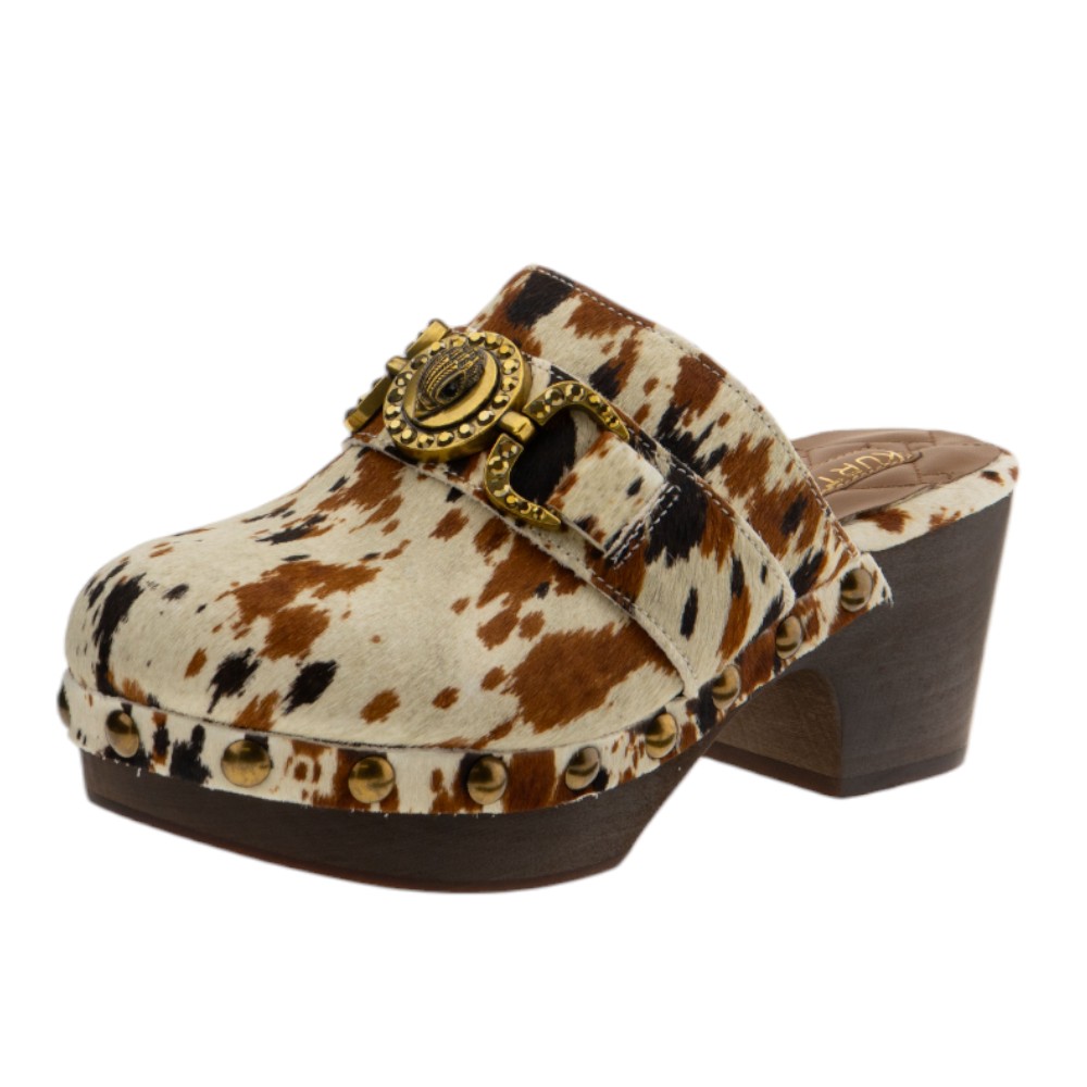 Zuecos tacón y plataforma animal print – Kurt Geiger foto 3