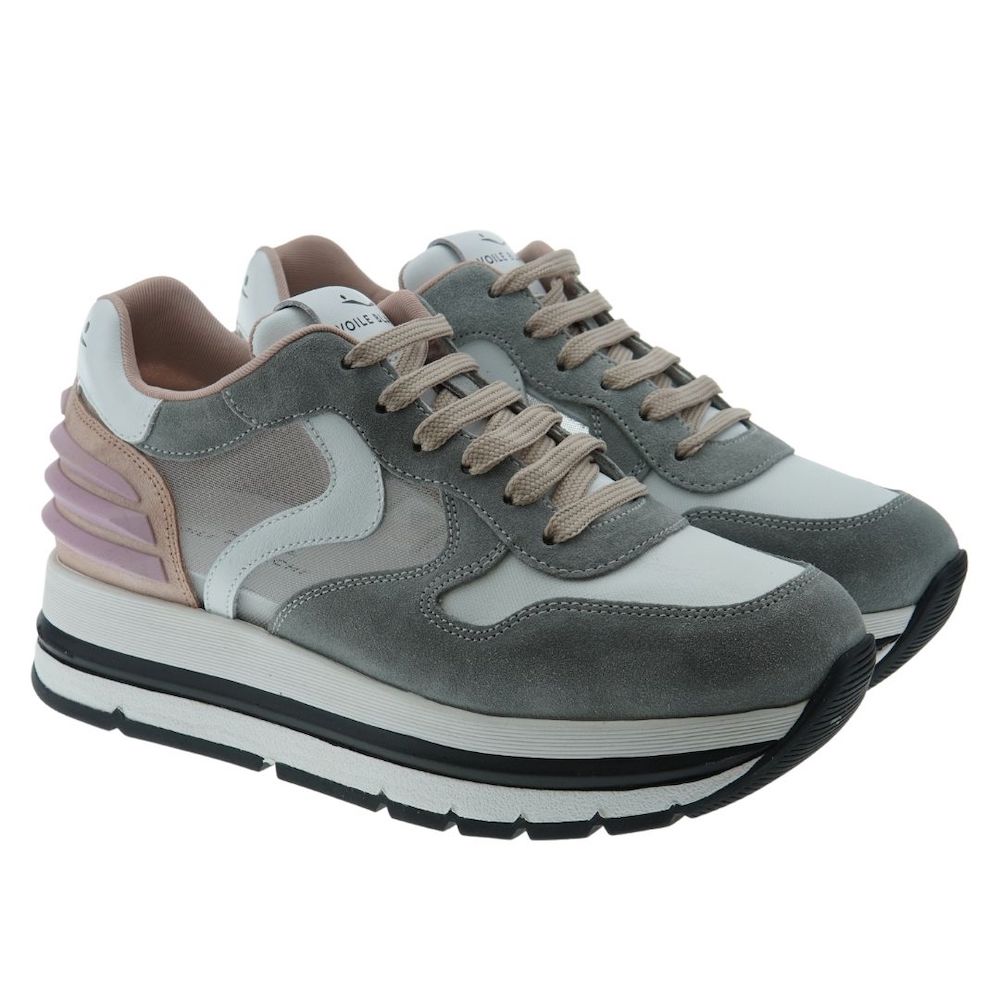 Zapatillas plataforma mujer rejilla Voile Blanche Maran Power
