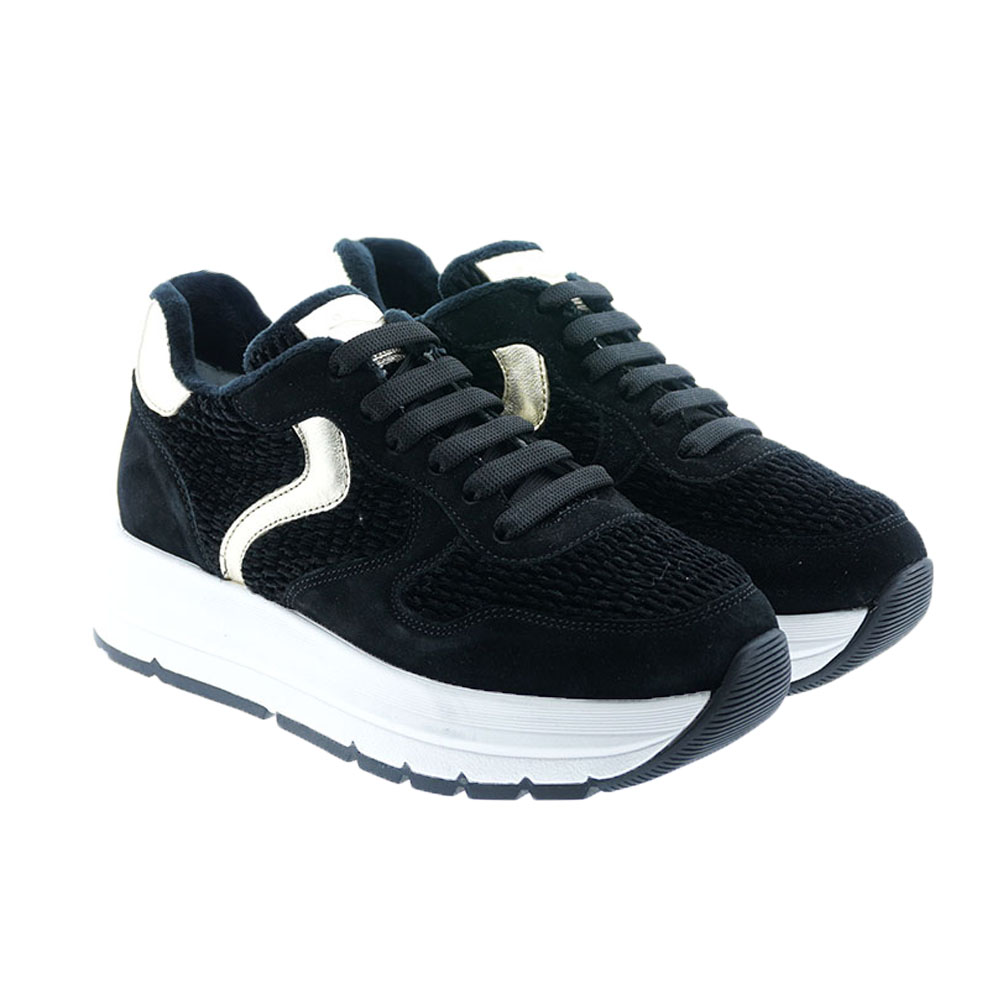 Zapatillas mujer nobuck plataforma Voile Blanche