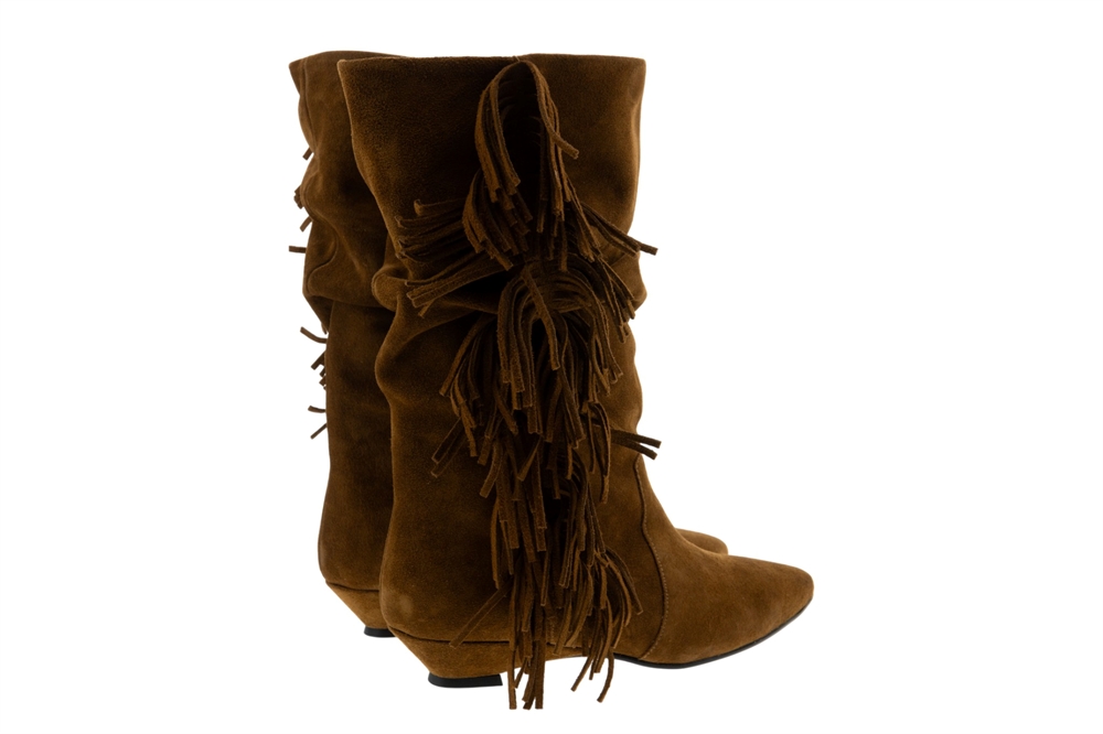 Botas mujer cuero Gaimo | Flecos y estilo boho foto 4