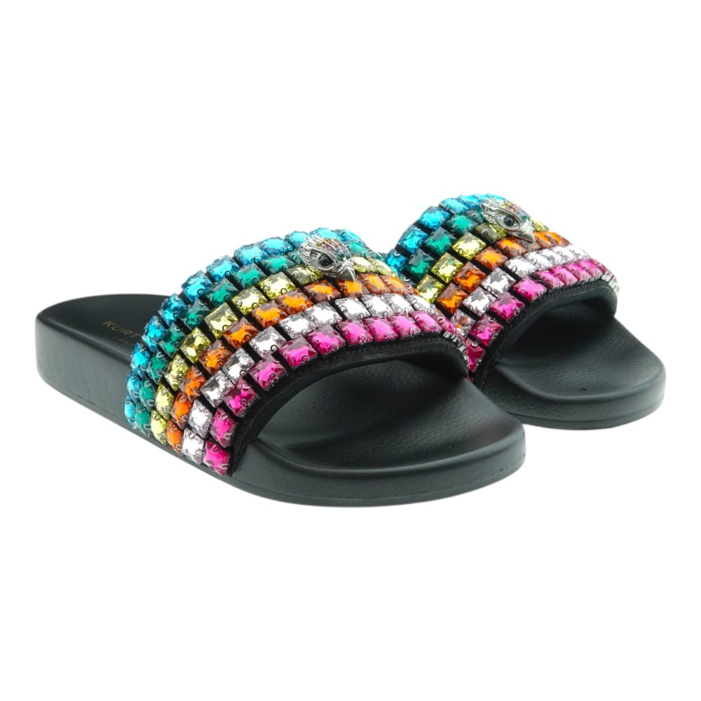 Sandalias Planas Mujer Multicolor Kurt Geiger Meena Eagle Jewel