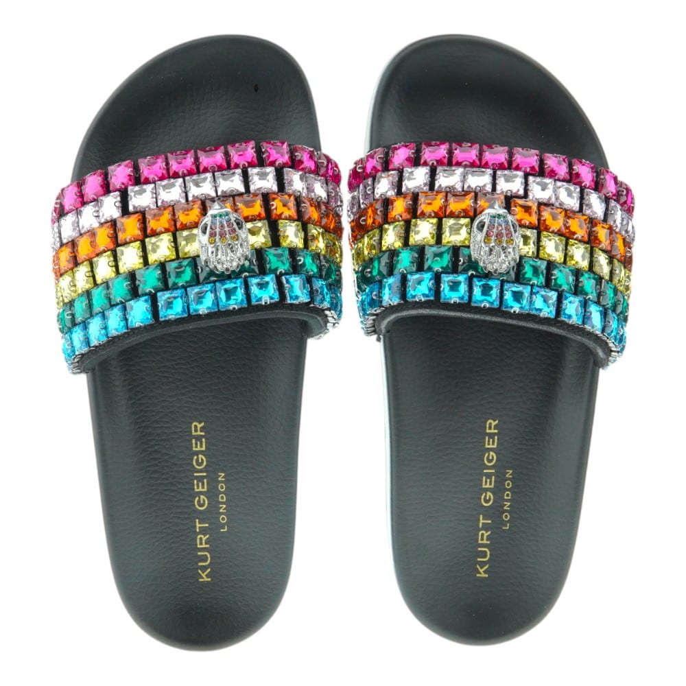 Sandalias planas Kurt Geiger multicolores | Elegancia y comodidad foto 2