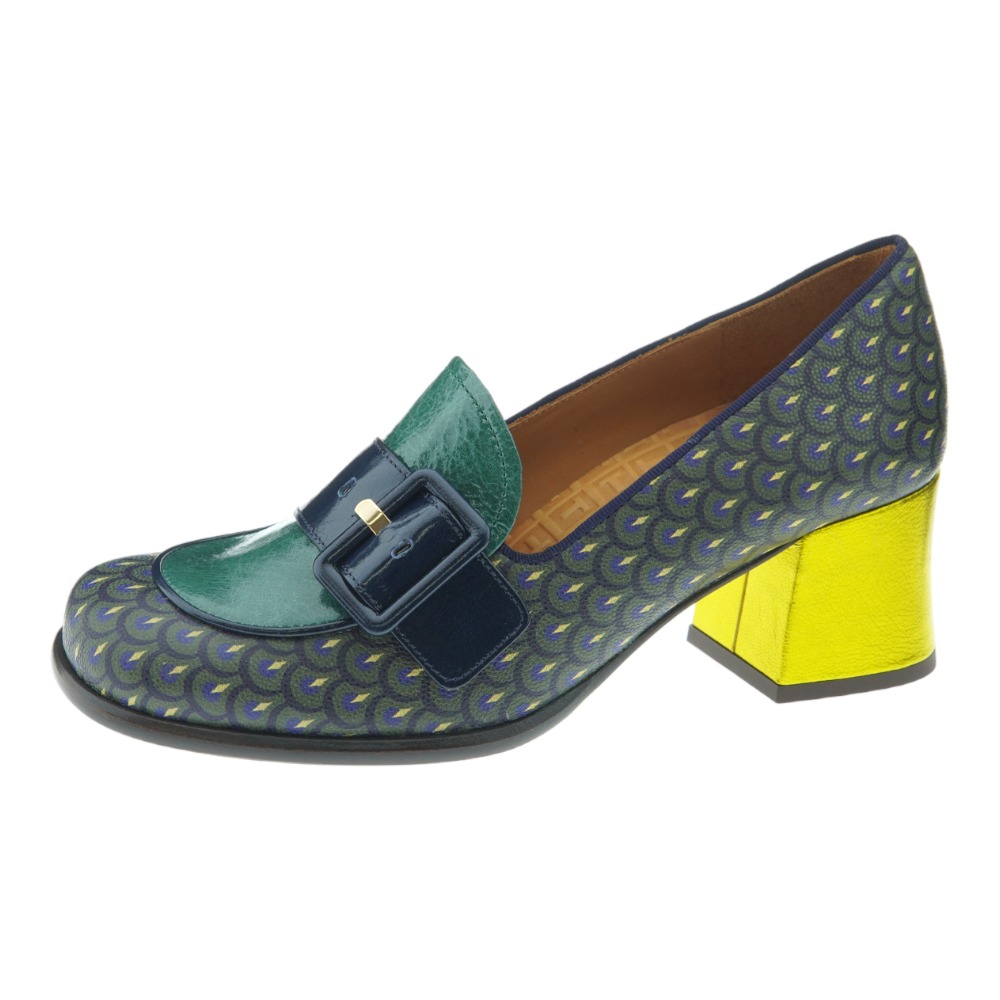 Zapato tacón cerrado adorno hebilla Chie Mihara Meisin43 foto 3