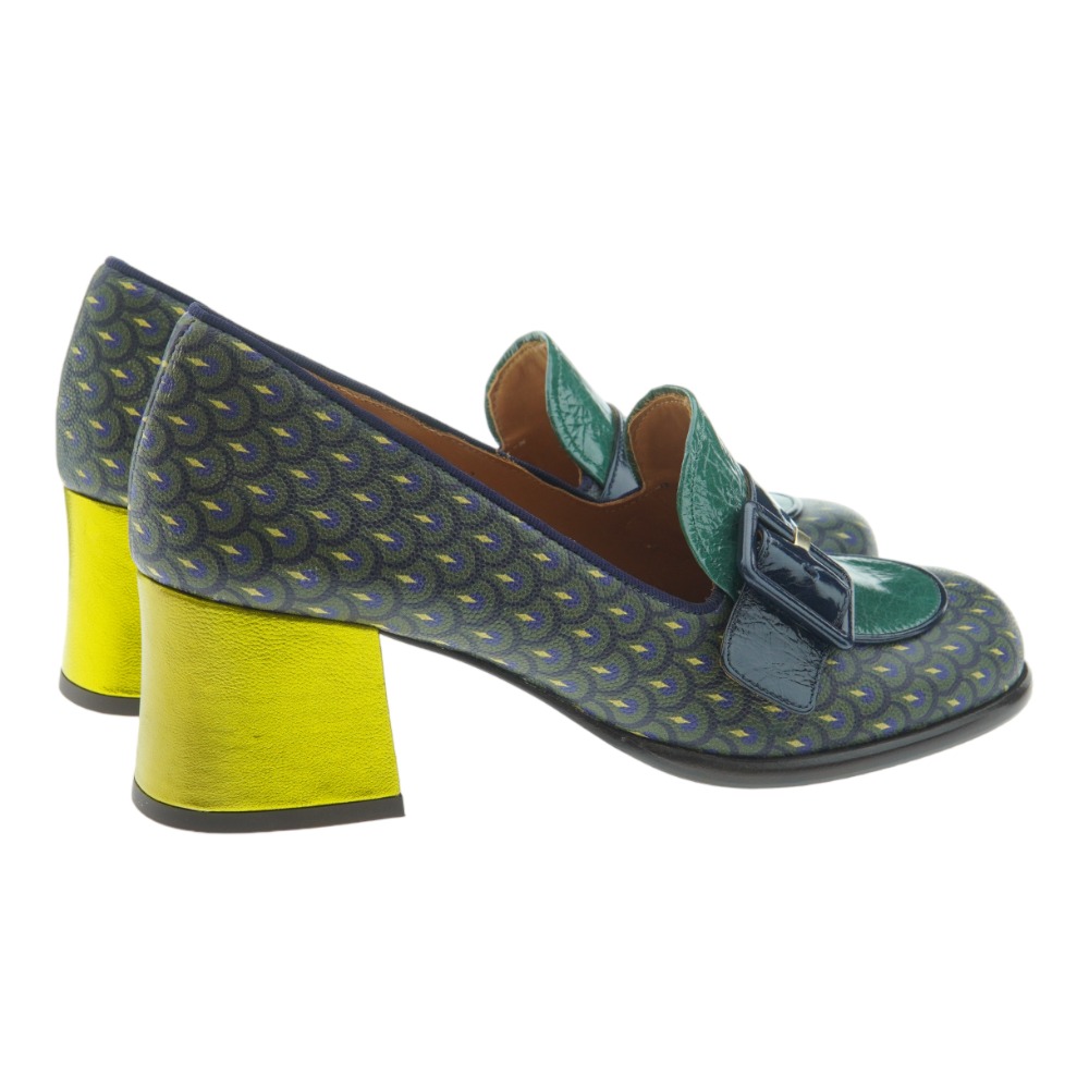 Zapato tacón cerrado adorno hebilla Chie Mihara Meisin43 foto 4