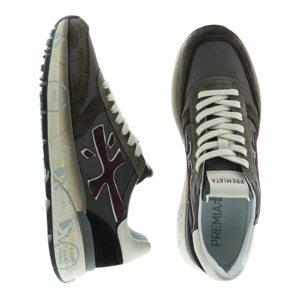 Zapatillas marrones hombre Premiata - Diseño moderno y urbano foto 2