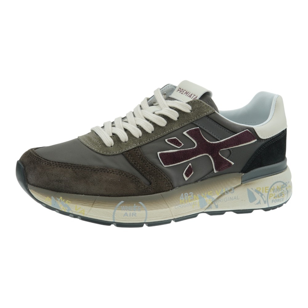 Zapatillas marrones hombre Premiata - Diseño moderno y urbano foto 3