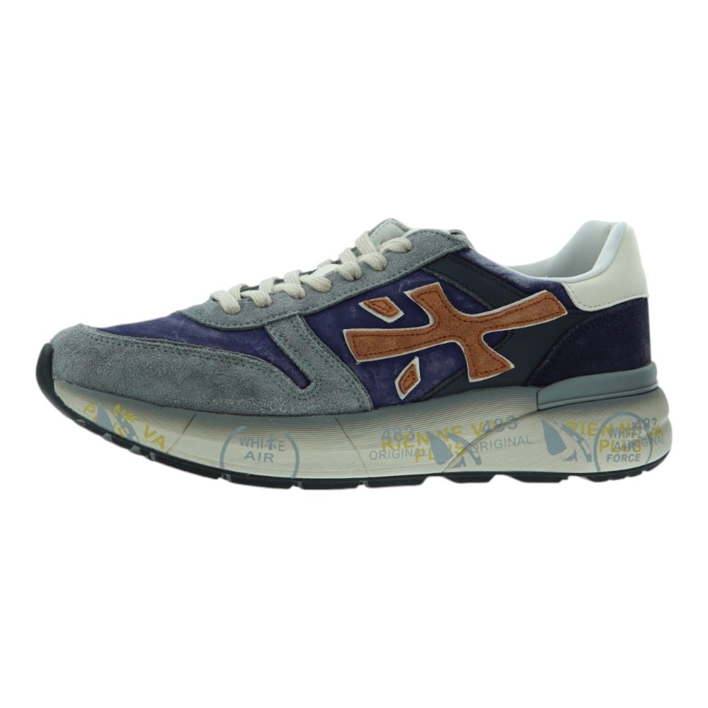 Compra Zapatillas Hombre Azul Premiata Mick Azul y Gris | Gallery Carrile foto 3