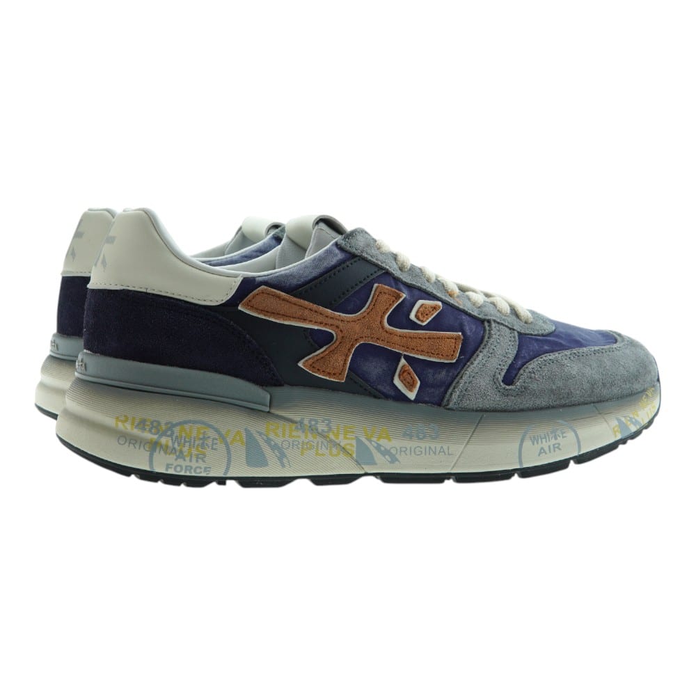 Compra Zapatillas Hombre Azul Premiata Mick Azul y Gris | Gallery Carrile foto 4