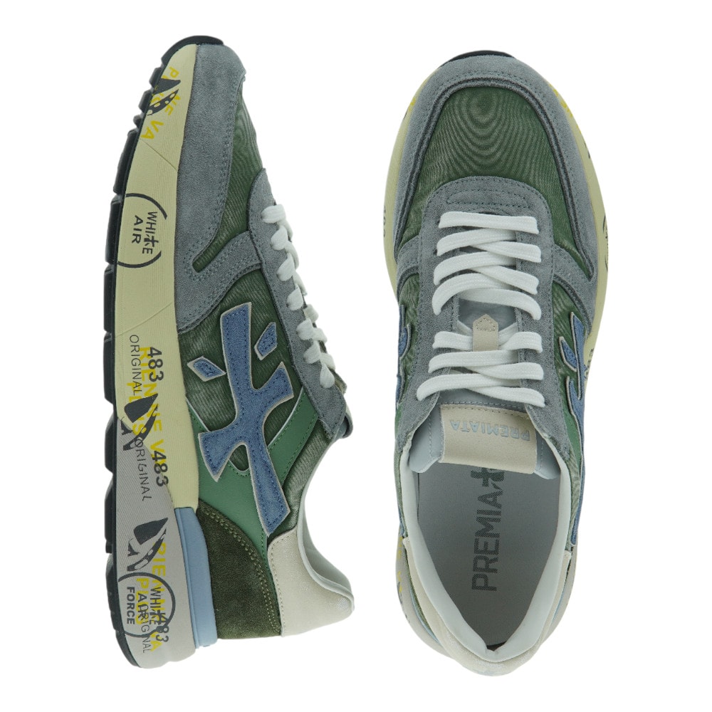 Sneakers hombre verde Premiata | Comodidad y diseño exclusivo en Gallery foto 2