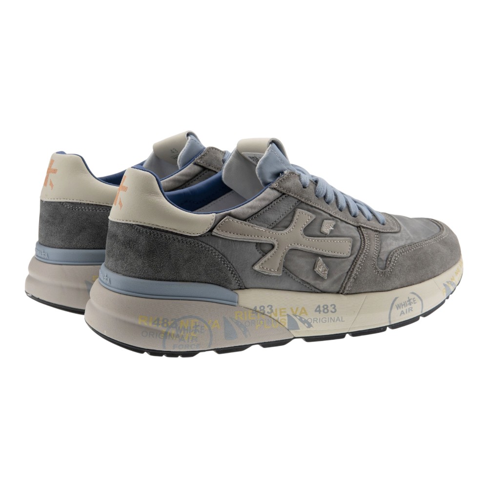 Zapatillas sneakers piel taupe caballero Premiata | Sneakers hombre foto 4