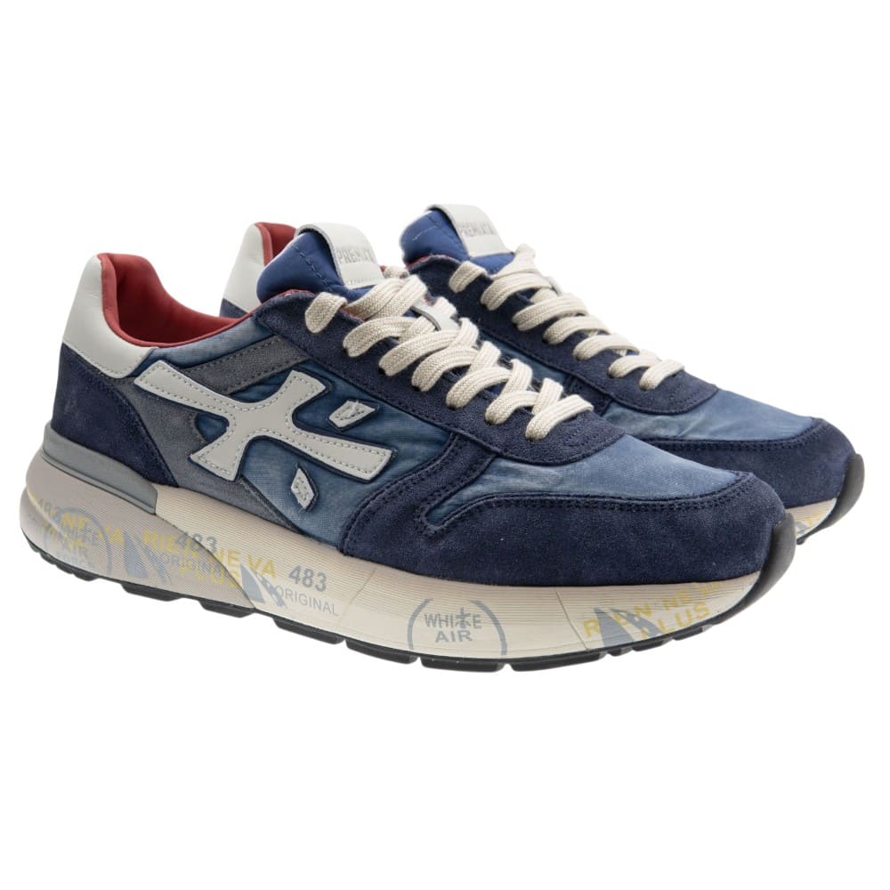 Zapatillas sneakers hombre azul jeans Premiata Mick 8006