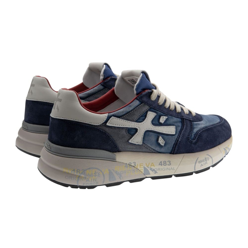 Zapatillas sneakers hombre azul jeans Premiata foto 4