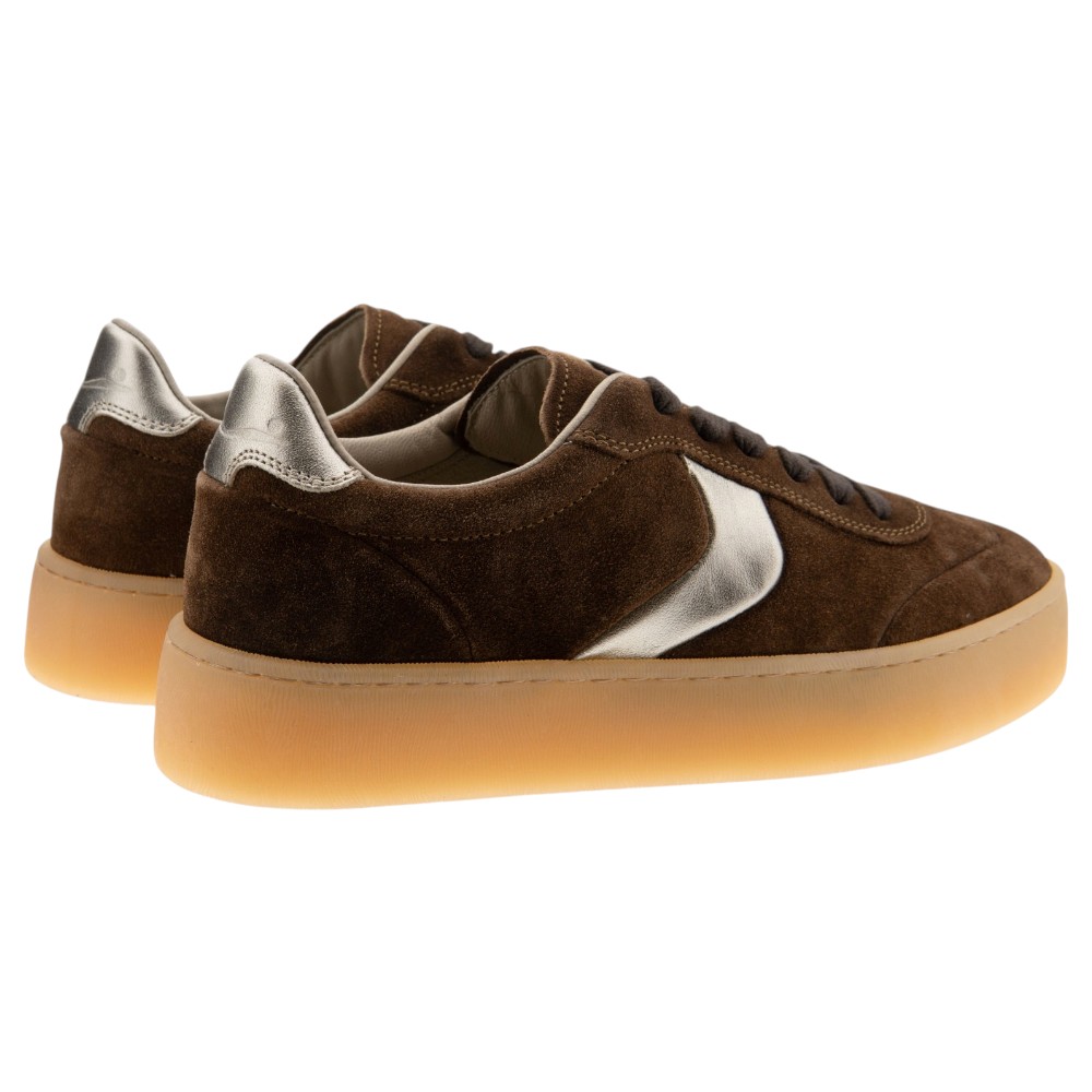 Zapato deportivo piel ante marrón mujer Voile Blanche foto 4