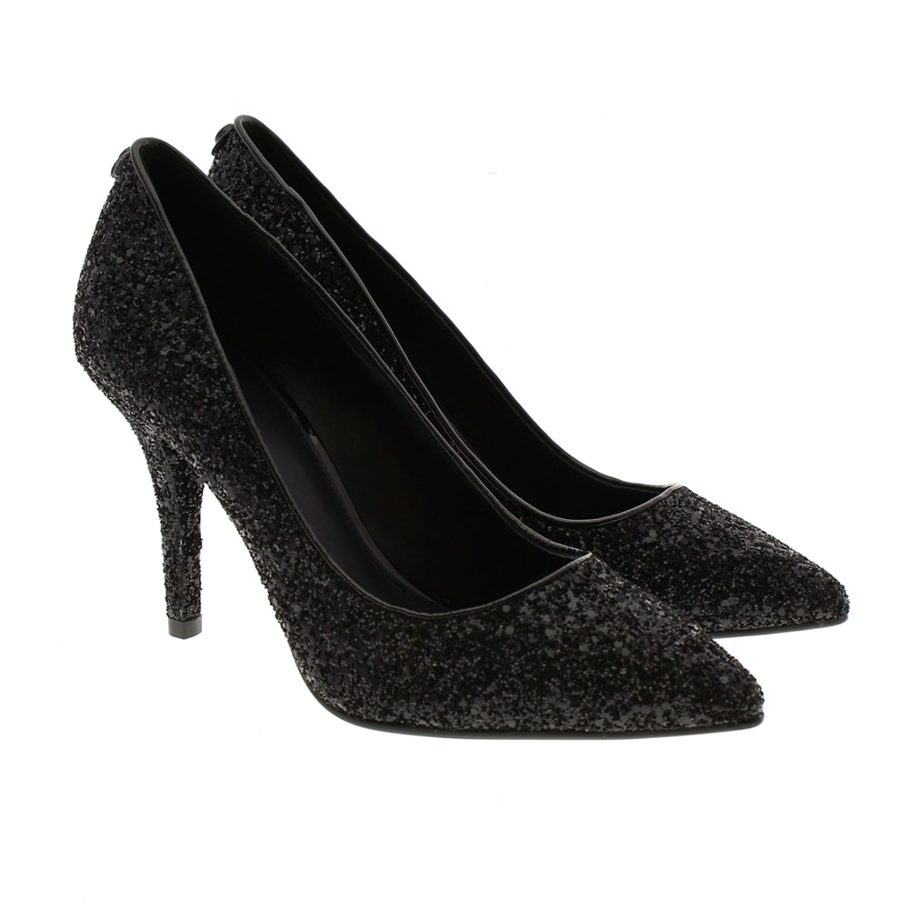 Stiletto glitter negro Michael Kors MK-Flex Hight Pump