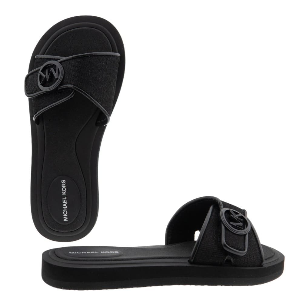 Pala piscina negra mujer Karl Lagerfeld | Chancla negra verano foto 4