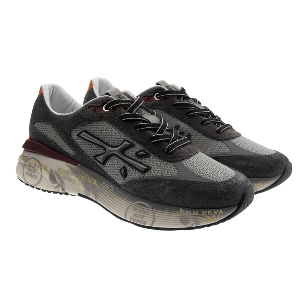 Sneakers caballero Premiata grises Moerun 7773