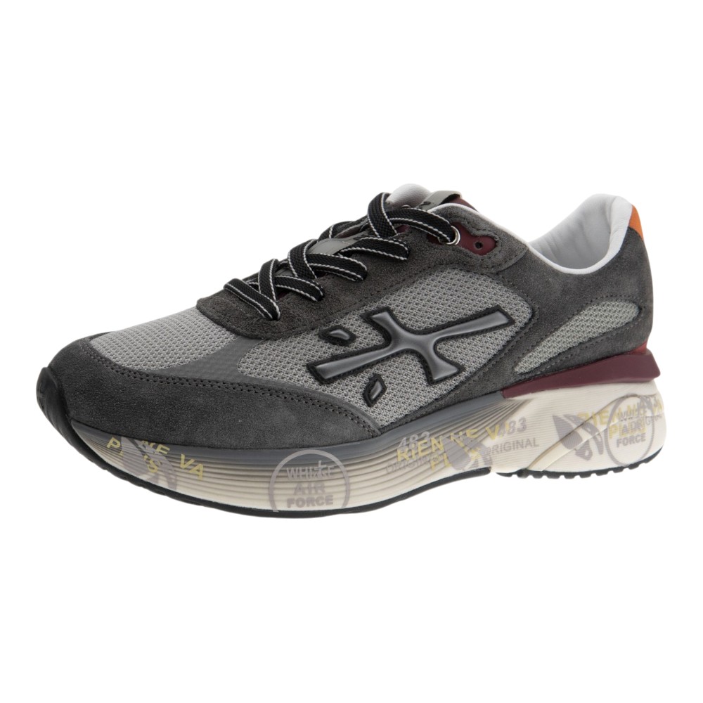 Sneakers caballero Premiata grises foto 3