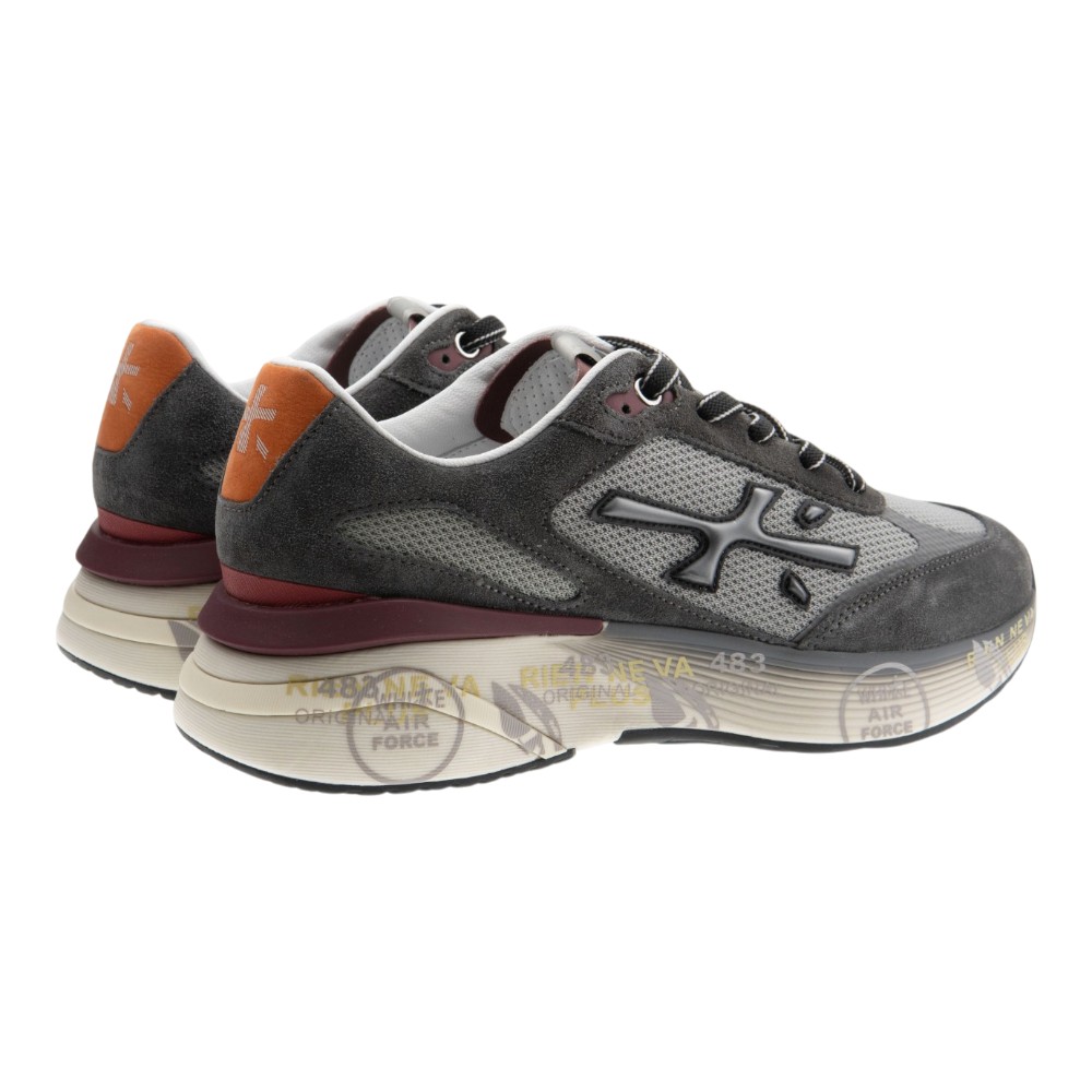 Sneakers caballero Premiata grises foto 4