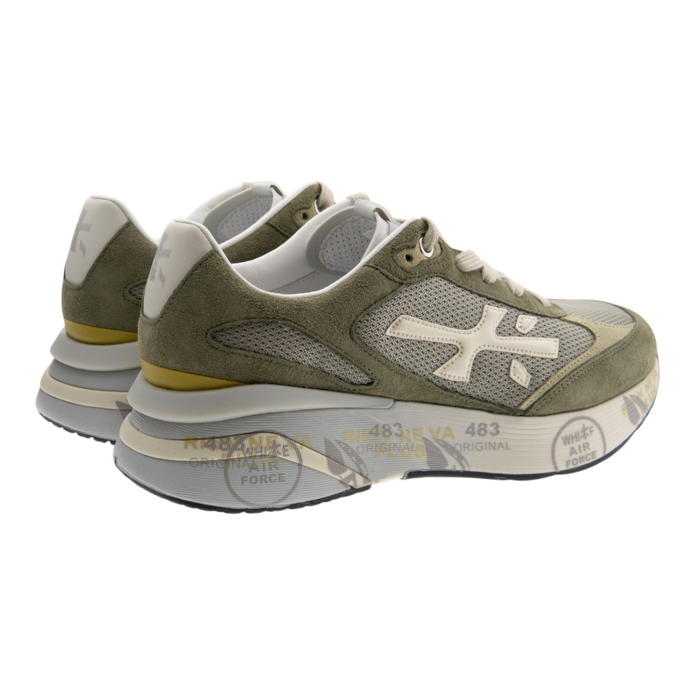 Zapatillas sneakers kaki caballero Premiata foto 4