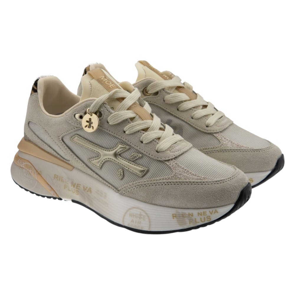Sneakers Premiata mujer beig Moerund 7800