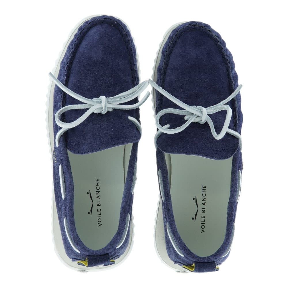 Descubre los Náuticos Mokk 01 Azul Jeans de Voile Blanche para Hombre | Gallery Carrile foto 2