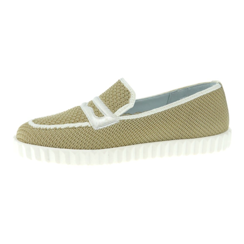 Mocasín Tejido Elástico Voile Blanche para Mujer | Comodidad y Estilo en Carrile foto 3