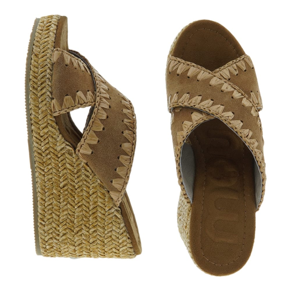 Sandalias con Cuña Mou en Ante | Gallery Carrile foto 2