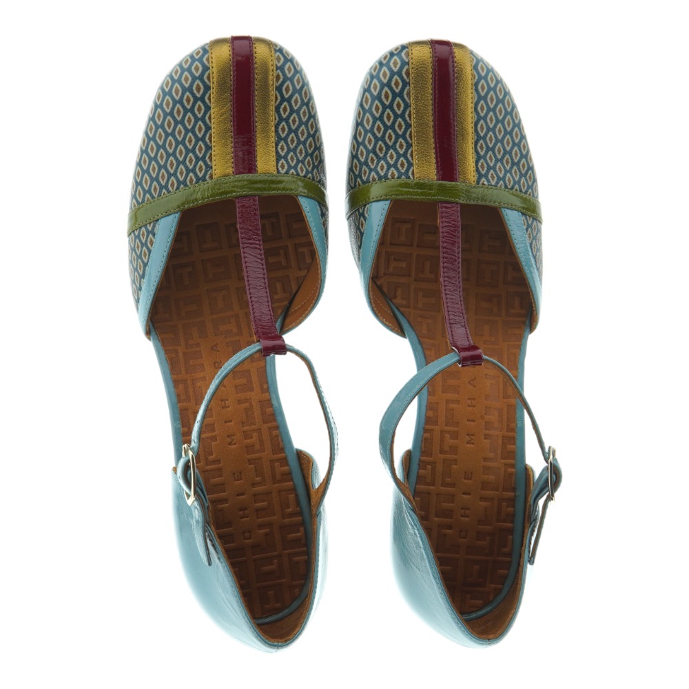 Zapato tacon mosaico hebilla Chie Mihara Myla foto 2