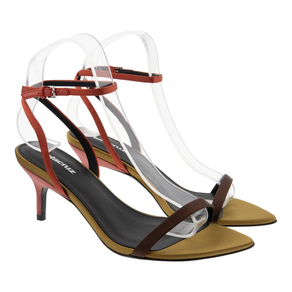 Sandalias tacón multicolor Lola Cruz Nena Sandal 65