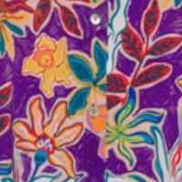 Compra Camisa Floral Violeta de Momoni para Mujer | Gallery Carrile foto 3