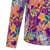 Compra Camisa Floral Violeta de Momoni para Mujer | Gallery Carrile foto 4