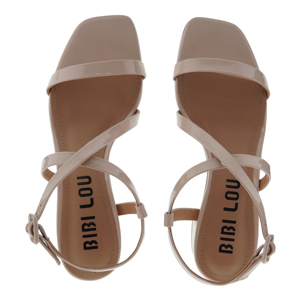 Sandalias de tacón Bibilou charol nude | Elegancia y estilo foto 2