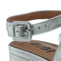 Sandalias de tacón Bibilou plata metalizado | Elegancia y estilo foto 6