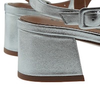Sandalias de tacón Bibilou plata metalizado | Elegancia y estilo foto 7