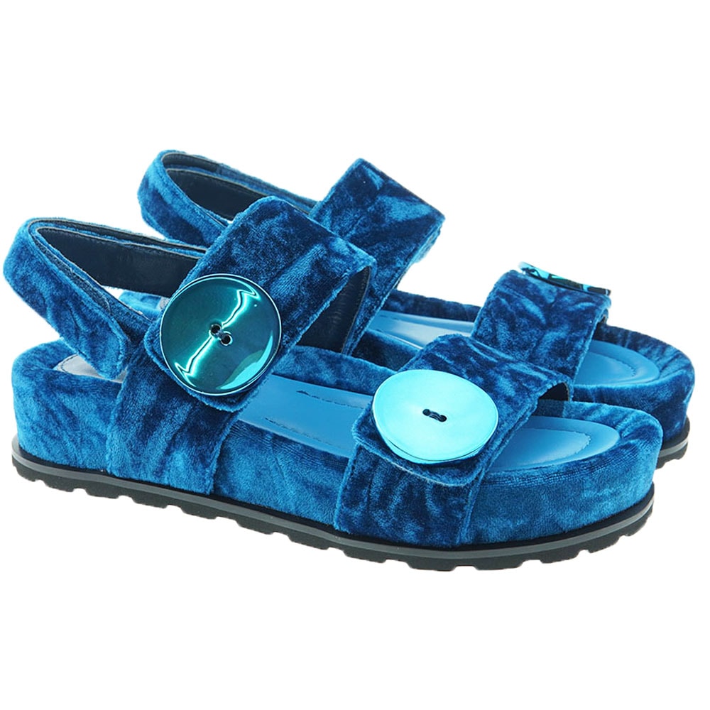 Sandalia bio anatómica terciopelo Jeannot NJ513