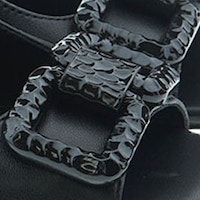 Zapato destalonado peep-toe negro tacón Jeannot NJ641 foto 7