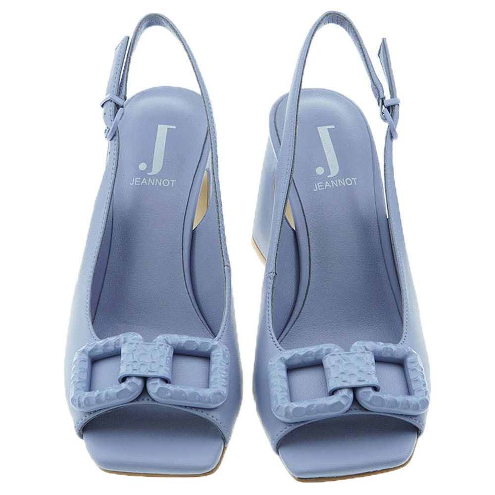 Zapato peep-toe destalonado cadena Jeannot NJ641 foto 2