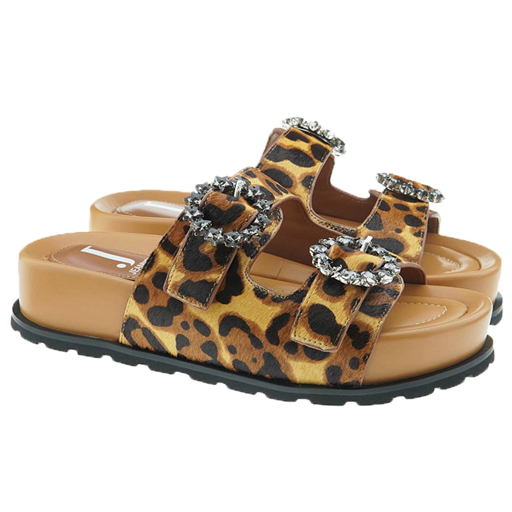 Sandalia bio leopardo hebillas Jeannot NK511D