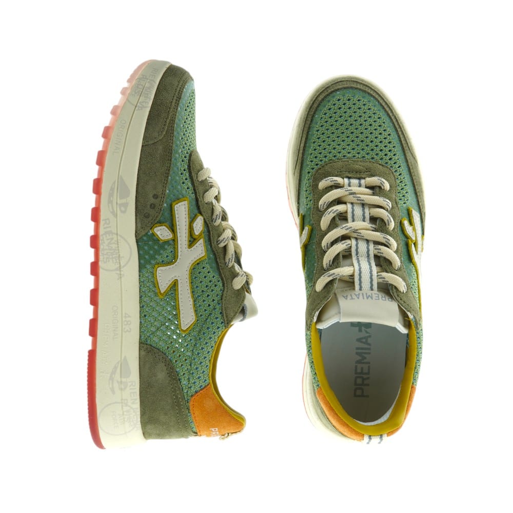 Compra Zapatilla Hombre Verano Premiata Nous Verde Multicolor | Gallery Carrile foto 2