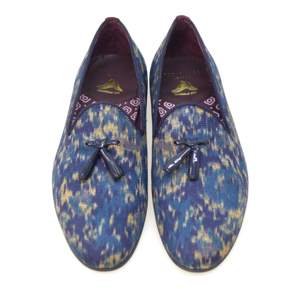 Slipper estampado con borlas Ted Baker Oliie Blue foto 2