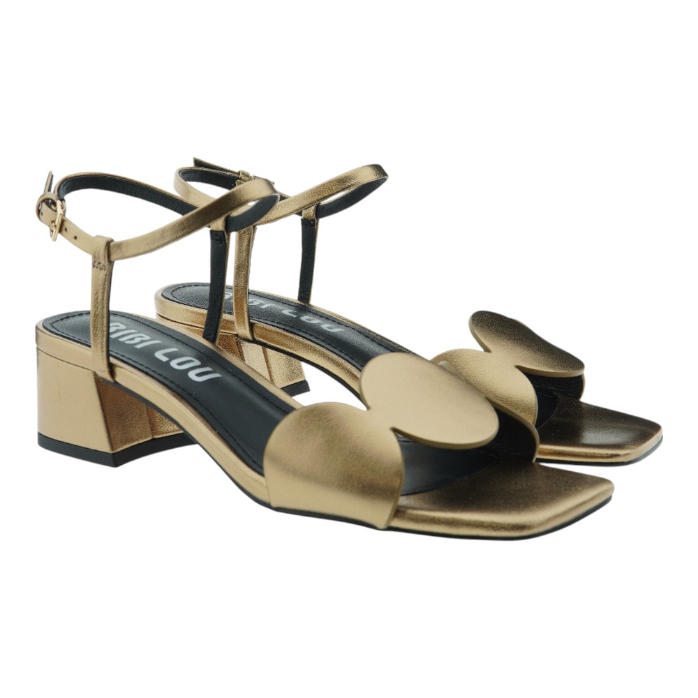 Sandalias tacon metalizadas mujer Bibilou Onami 45