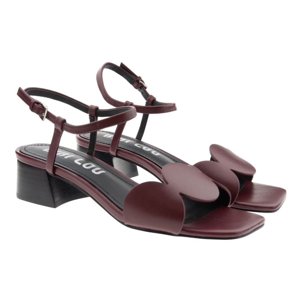 Sandalias tacón bajo burdeos Bibilou Onami Sandal 40