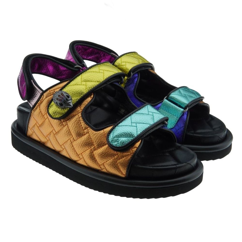 Sandalias mujer plataforma metalizada Kurt Geiger Orion